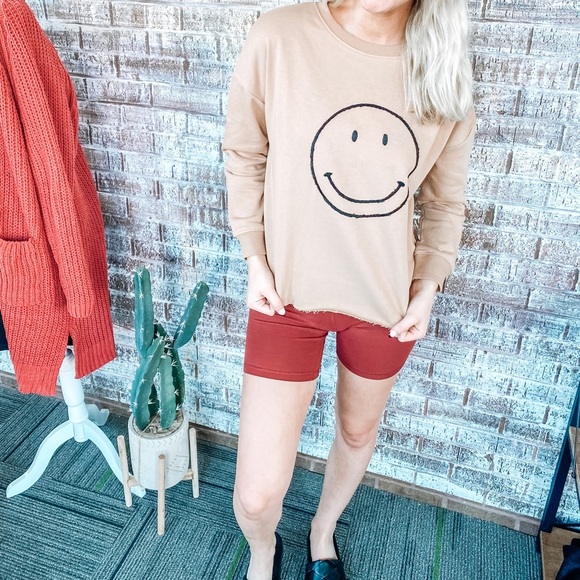 Smiley Face Sweatshirt - Picture 2 of 6